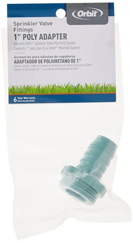 Vista 4 de Orbit 57189 Adaptador macho de polietileno de 1 pulgada para sistema de colector de válvula Orbit