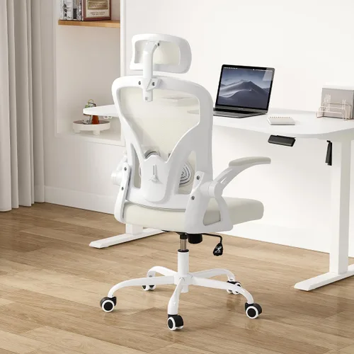 Vista 8 de Ergonomic Office Chair, Home Office Desk Chair with Headrest, High Back Computer Chair with Armrests and Adjustable Lumbar Support for Home Office