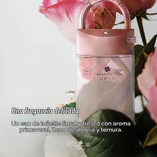 Vista 3 de Mauboussin - Promise Me Flower 3.0 fl oz (3 Fl Oz) - Eau de Toilette para Mujer - Aroma floral