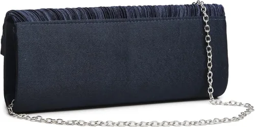 Vista 3 de Dasein Bolsos de noche de satén para mujer, bolsos de mano, bolsos de boda, bolsos formales, para fiesta, graduación, con diamantes de imitación