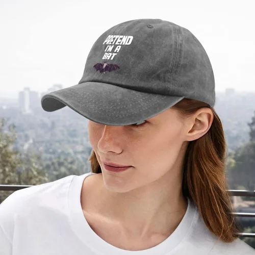 Vista 5 de ruio Halloween Hats for Men Baseball Cap Dad Hats for Women Pretendpdd Im A Bbat Baseball Hats for Men