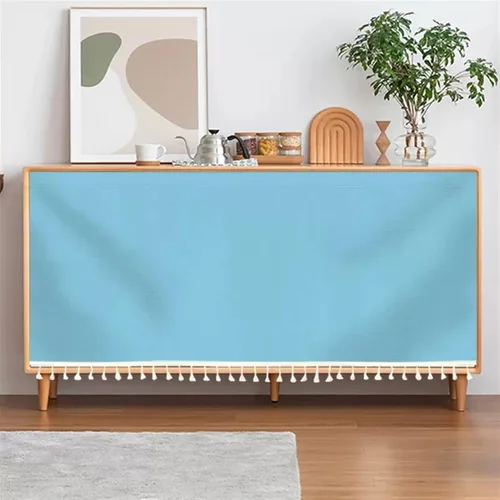 Vista 8 de SK Studio Cortinas cortas para cocina, cortina de privacidad para armario, a prueba de polvo, cortinas para debajo del fregadero, para cocina, Beige
