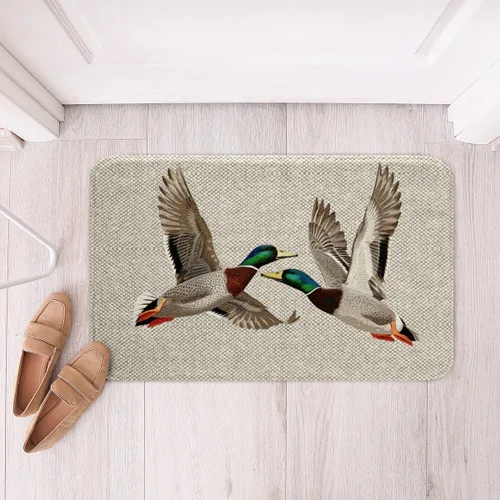 Vista 20 de Erosebridal Alfombras náuticas costeras de baño, tapete de baño con diseño náutico de ancla, tapete de baño antideslizante a rayas de 16 x 24