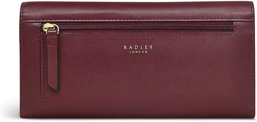 Vista 2 de RADLEY London Shadow Stripe - Cartera grande con solapa, Merlot