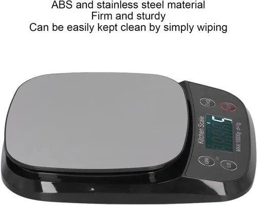 Vista 4 de BestAlice Báscula digital de cocina, báscula de alimentos multifunción de alta precisión, báscula digital eléctrica recargable por USB