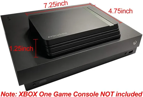 Vista 3 de Avolusion HDDGear Pro X 12TB USB 3.0 Disco duro externo para juegos (preformateado para Xbox One X, S, original)