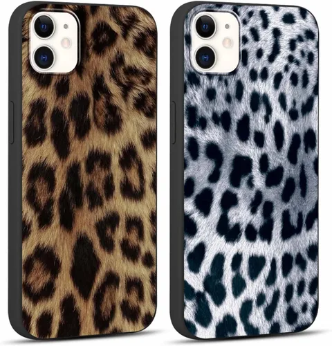 Vista 68 de Paquete de 2 fundas de teléfono con bonito estampado de guepardo para iPhone 7/8/SE 2020 / SE 2022 de 4.7 pulgadas, diseño de leopardo de lujo