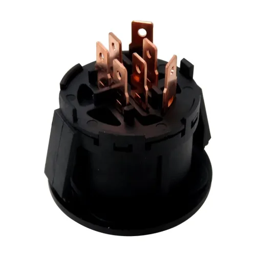 Vista 3 de 532163968 532175566 Interruptor de encendido Interruptor de llave de encendido ABS con llave de repuesto para John Deere 115, 125, 135, 145, 155C