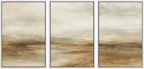 Vista 181 de SIGNWIN Lienzo enmarcado para pared, juego de arte de collage de hojas transparentes en blanco y negro, ilustraciones de naturaleza silvestre, arte