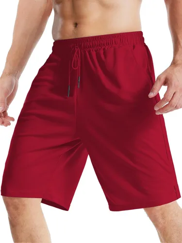 Vista 22 de Aolesy Pantalones cortos de gimnasio para hombre con forro de 5, 7, 9 pulgadas, ligeros, pantalones cortos de malla para entrenamiento, atléticos