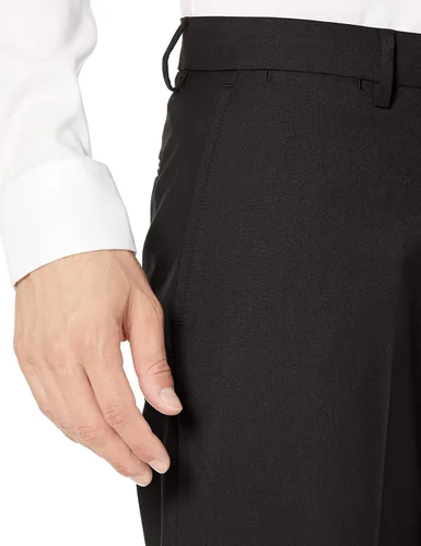 Vista 2 de Tienda Essentials Pantalón de vestir elástico para hombre con corte clásico, sin arrugas