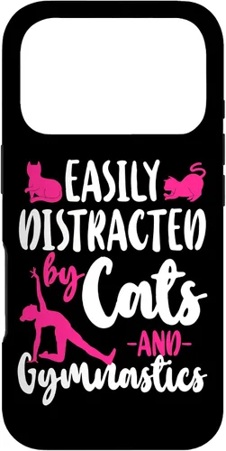 Vista 30 de Gato de gimnasia fácilmente distraído por gatos y funda de gimnasia para iPhone 17