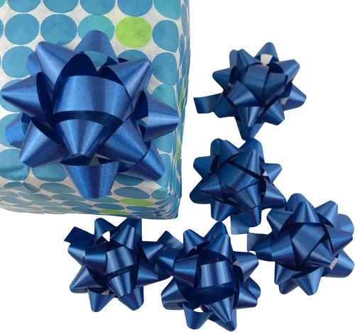Vista 18 de MMvolesy Regalos de confeti de Navidad, cajas de estrellas, lazos de estrellas, esplendoreta, Navidad, día de San Valentín, lazos autoadhesivos
