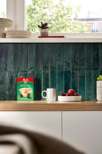 Vista 3 de Melitta Bolsas de filtro tamaño 102 Aroma Zones, paquete de 80