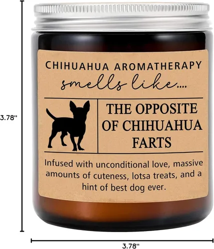 Vista 5 de Regalos de Chihuahua – Mamá Chihuahua – Divertido regalo de Chihuahua – Vela de Chihuahua – Amante de Chihuahua – Regalo único para dueño