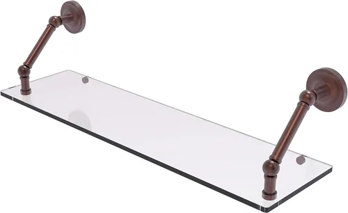 Vista 54 de Allied Brass PR-1/22-ORB Pr - Estante de vidrio con bordes biselados de 1 pulgada, 22 pulgadas, bronce aceitado