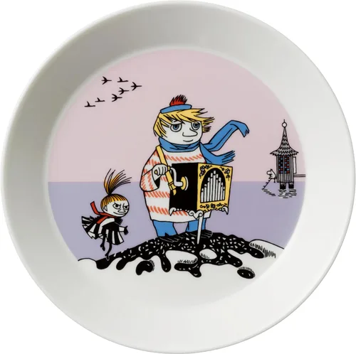 Vista 12 de Arabia Moomin Plate 7.48in Fillyjonk, Gris