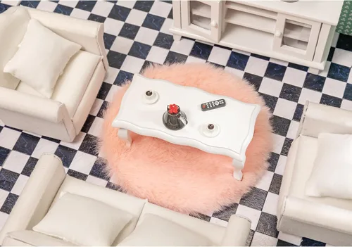 Vista 6 de Accesorios para casa de muñecas en miniatura - Alfombra para casa de muñecas, 4 piezas, 4.5 pulgadas Mini Carpet Incl 2 alfombras trenzadas y 2