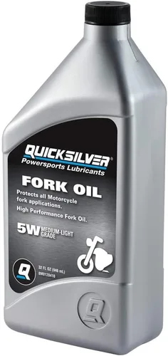 Vista 3 de Quicksilver 8M0128410 Aceite de horquilla de motocicleta – 1 Qt.