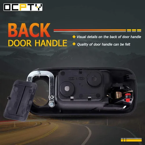 Vista 6 de OCPTY Manija de puerta Interior delantera izquierda del lado del conductor de repuesto para Honda Civic 2002-2005 para Honda Civic Manija de puerta