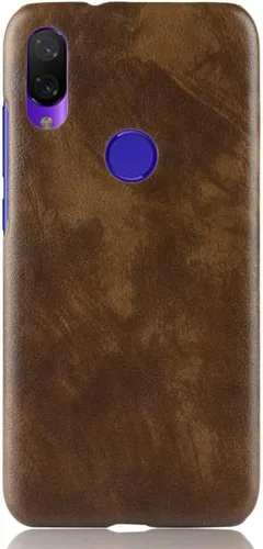 Vista 7 de Funda de teléfono para Xiaomi Redmi Note 7, [piel sintética]+[plástico duro] para Xiaomi Redmi Note 7 Funda Protectora, Antideslizante a prueba