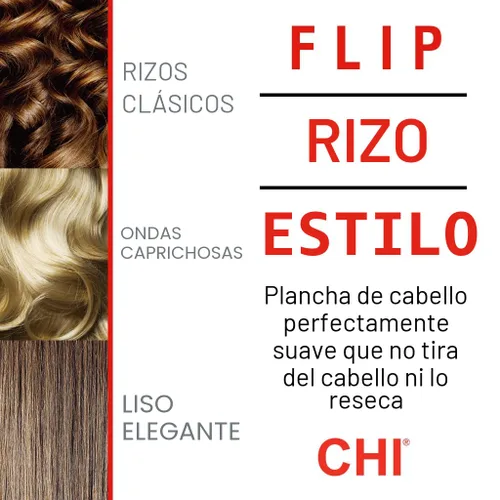 Vista 4 de Plancha para cabello, Chi G2 de cerámica y titanio, 1.25 pulgadas, 1.4 libras