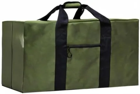 Vista 10 de Bolsas de lona para viajes, bolsa de viaje ligera para almacenamiento, bolsa de lona plegable impermeable para acampar durante la noche, hombres