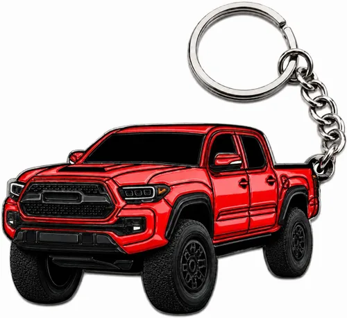 Vista 8 de Llavero Tacoma – Accesorios Tacoma 2016-2022 mods 2023 2024 Cool Key Chain Fob Cover 3ª generación Toy Truck