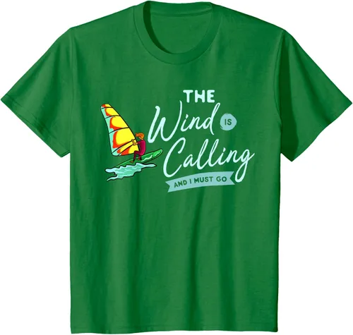 Vista 32 de Windsurfing Board Camiseta Windsurfer, Negro