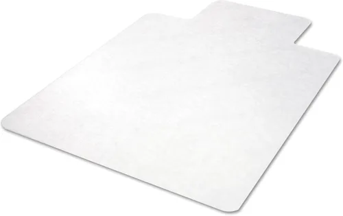 Vista 6 de Alera Tapete para silla sin tachuelas para suelo duro, 36" x 48", con borde, transparente