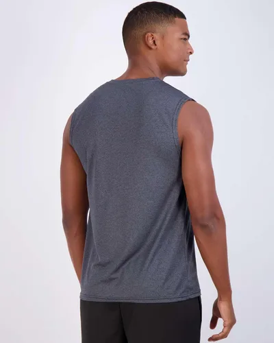 Vista 3 de Real Essentials Paquete de 5 Camiseta deportiva deportiva de malla para hombre, ropa deportiva de entrenamiento y entrenamiento