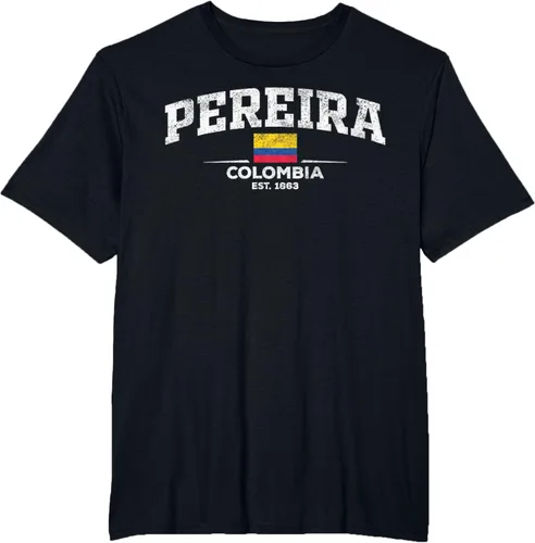 Vista 46 de Camiseta Pereira Colombia, Negro
