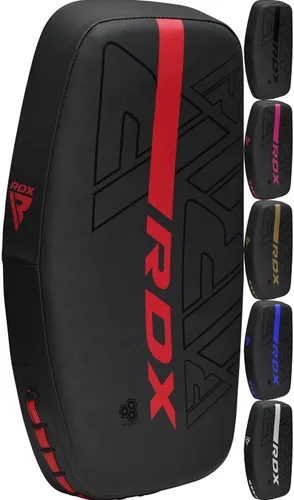 Vista 11 de RDX Almohadillas Tailandesas Curvas Kickboxing Muay Thai con Mango de Agarre Sólido, Cuero de Piel Maya KARA Escudo de Golpes para Rodillas, Codos