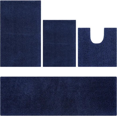 Vista 61 de Better Trends Micro Collection - Tapetes de baño, alfombra suave, alfombra de felpa absorbente, alfombra de baño 100% poliéster para suelo de baño