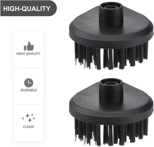 Vista 6 de Angoily 4 piezas de repuesto de cabezal de cepillo de trapeador de vapor, accesorios de piezas de cabeza de cepillo de latón aptos para tra