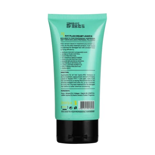 Vista 9 de Acondicionador ligero sin enjuague de proteína de queratina para colágeno seco dañado, reparación profunda, tubo acondicionador de cabello