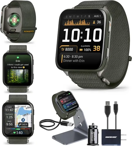 Vista 15 de Garmin Venu X1 - Reloj inteligente GPS delgado y ligero, color negro, pantalla AMOLED, funciones avanzadas de salud y fitness, seguimiento