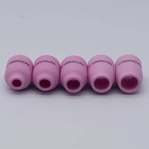 Vista 2 de 10 unids TIG lente gas alúmina boquilla cerámica taza 53n58 53n59 53n60 53n61 53n61s #4 #5 #6 # 7 #8 para la antorcha de soldadura TIG 9 20 25