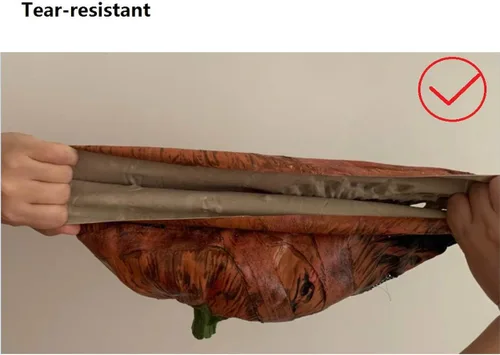 Vista 4 de Bbrand Máscaras de látex con cabeza de calabaza para decoración