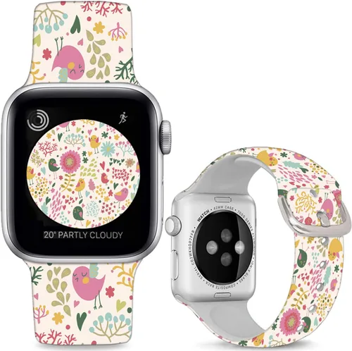 Vista 16 de Correas de reloj de silicona suave compatibles con Apple Watch de 1.496 in 1.575 in 1.614 in 1.654 in 1.732 in 1.772 in 1.811 in 1.929 in Ultra 2