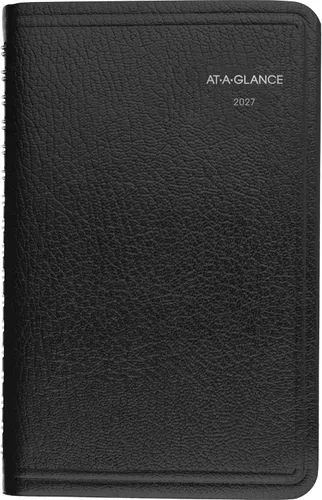 Vista 6 de AT-A-GLANCE Agenda de citas 2027, semanal, 5 x 8 pulgadas, DayMinder, negro (G2100027)