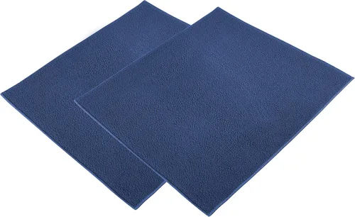 Vista 2 de LUCKISS Tapete de microfibra reversible para secar platos, paquete de 2 almohadillas de secado súper absorbentes, tapete escurridor de platos