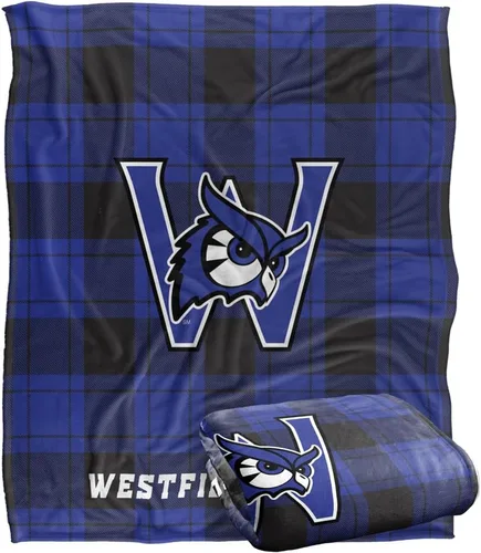 Vista 47 de LOGOVISION St John's University Campus Plaid Spirit Silky Touch Manta súper suave 36 x 58 pulgadas