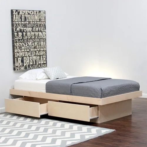 Vista 5 de Edge Supply Birch - Hoja de chapa de madera de abedul de corte plano de 24 x 48 pulgadas, 3M para despegar y pegar - Chapa de madera autoadhesiva