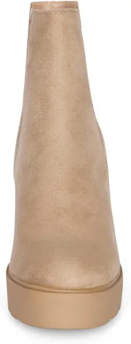 Vista 4 de DIVINE - Botines Chelsea con plataforma y punta redonda para mujer