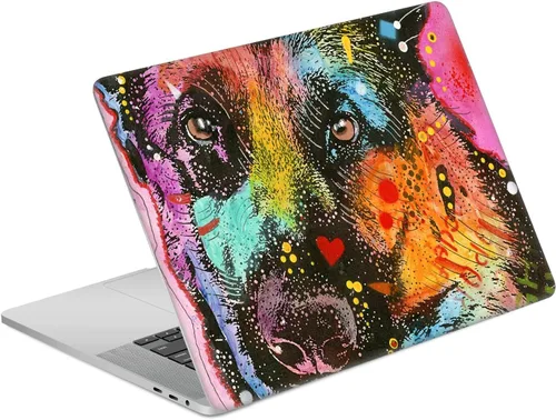 Vista 7 de Head Case Designs Calcomanía de vinilo con licencia oficial de Dean Russo Buldog Francés Animals compatible con MacBook Pro de 16 pulgadas A2141