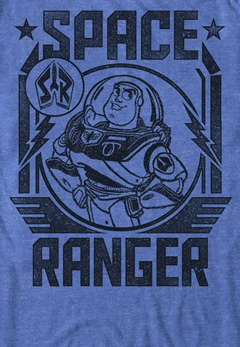 Vista 3 de Disney Toy Story Buzz Lightyear Space Ranger Graphic Camiseta para hombre