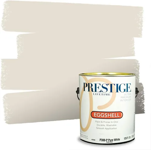 Vista 109 de PRESTIGE Pinturas Pintura Exterior e Imprimación en Uno, 1 Galón, Mate, Combinación Comparable de Sherwin Williams* Black Magic* SW6991-PCM