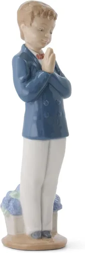 Vista 4 de NAO Hora de orar. Figura de comunión de porcelana.
