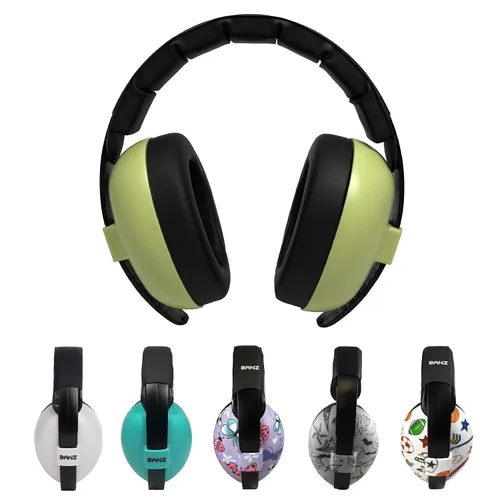 Vista 18 de BANZ Bubzee Audífonos para Bebé para Protección contra el Ruido - Orejeras para Bebé, Recién Nacido, Infante y Niño Pequeño, 0 a 36 Meses